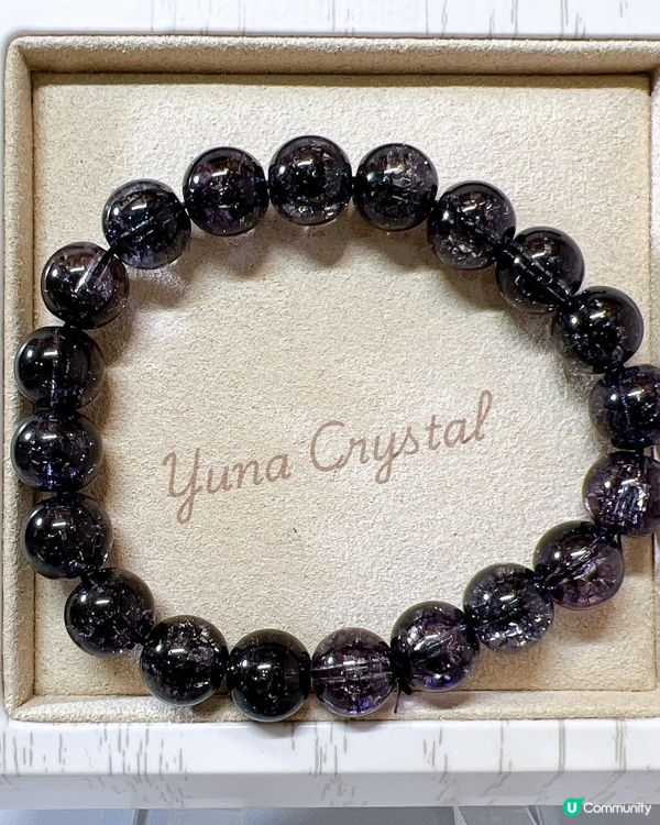 ⚫黑閃靈鑽手串 10mm