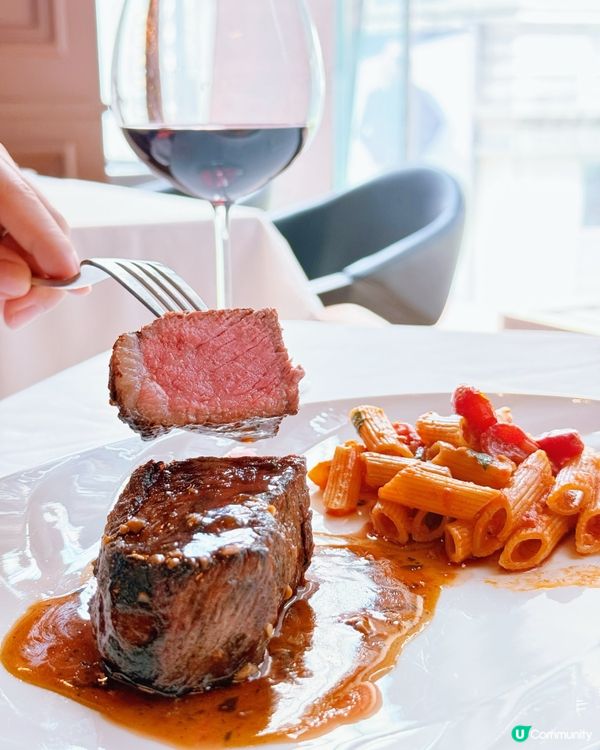 中環扒房🐮只需$388•無限追加牛扒•任飲紅白酒