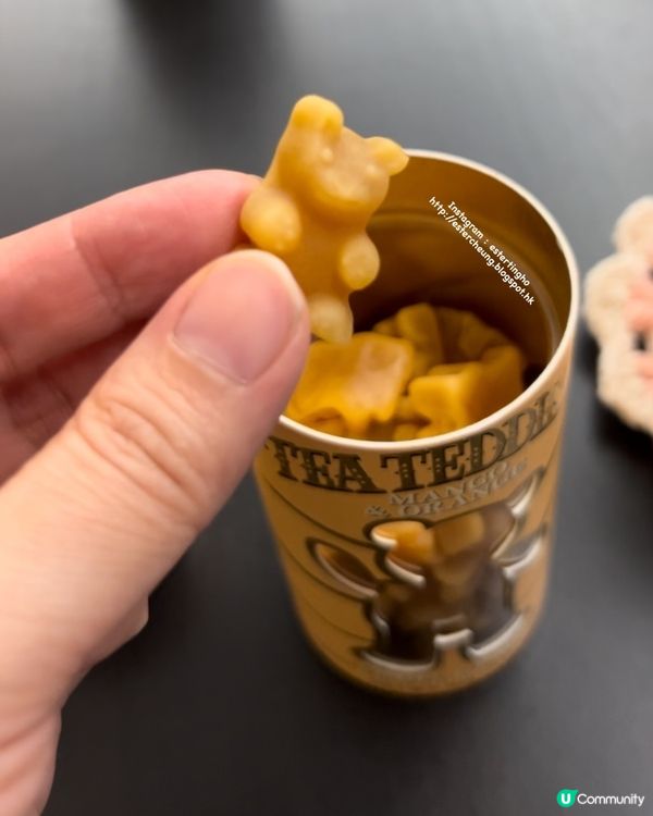 可沖泡成果香茗茶 💕 可愛熊仔造型軟糖Tea Teddies