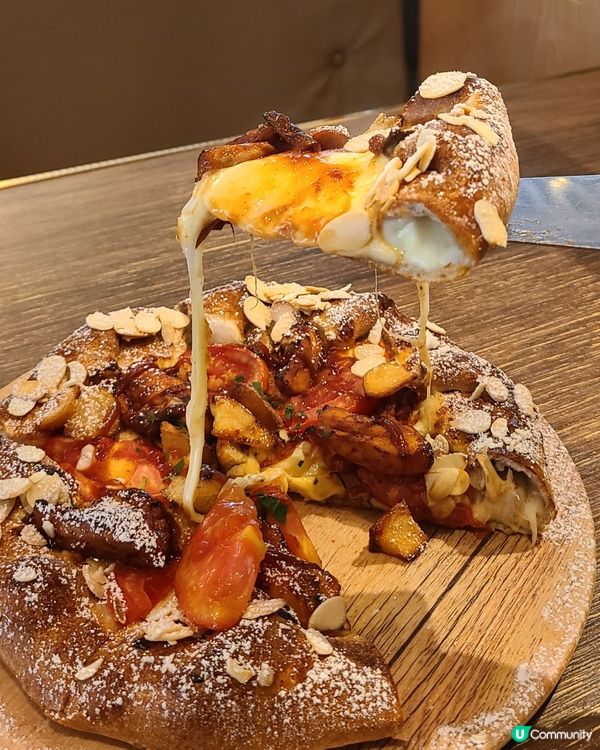 🍯🍗 芝士控必試！蜜糖杏仁烤雞芝士🍕