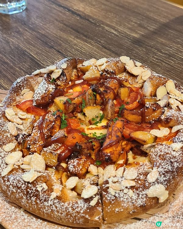 🍯🍗 芝士控必試！蜜糖杏仁烤雞芝士🍕