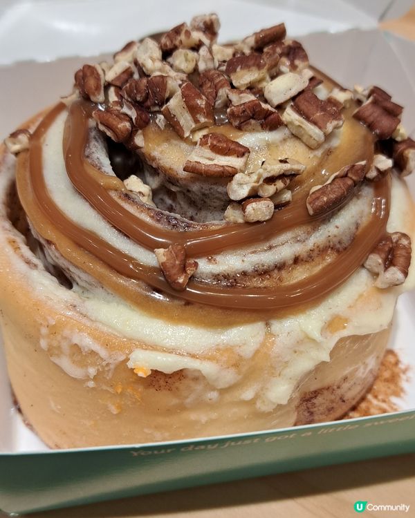 Cinnabon這個玉桂卷太好吃了吧，一定會再去食
