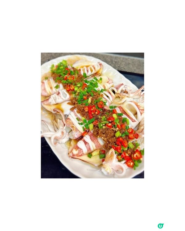 蒜蓉粉絲蒸魷魚