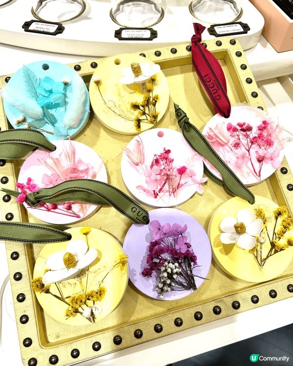 在Gucci Beauty做的擴香石真係好漂亮