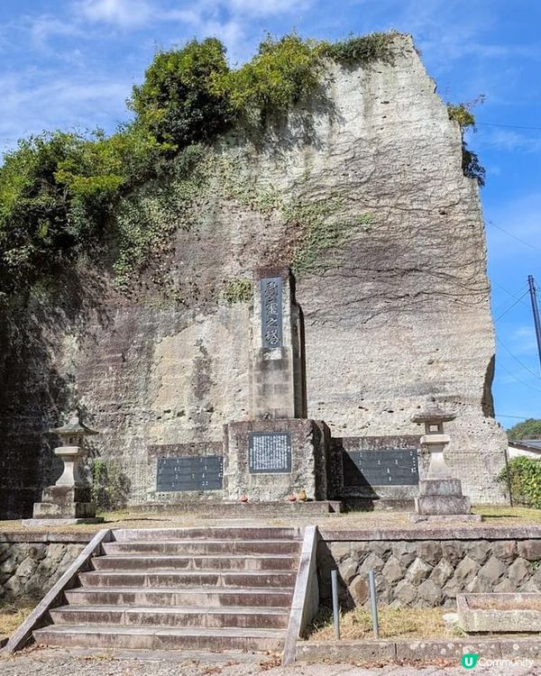 ## 大谷公園石佛平和観音 🏯  
## 爬上觀音肩膀望風景