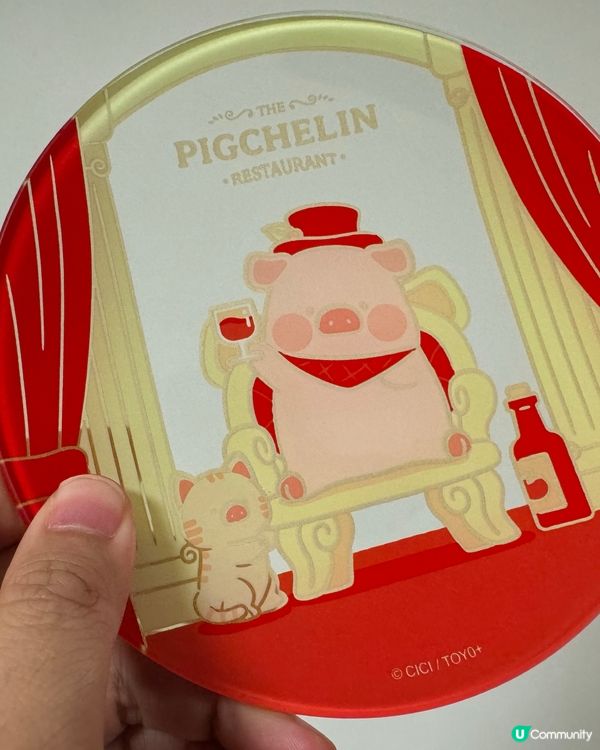 罐頭豬LULU 微熱山丘鳳梨酥連玻璃碟