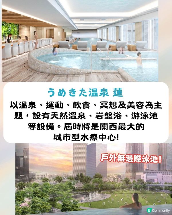 梅田GRAND GREEN OSAKA南館2025年初開幕🔥進駐亞洲首個Time Out Market/關西最大水療中心🤩