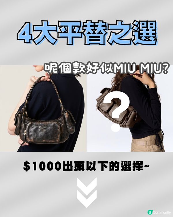 14大工裝袋推介 最平$199入手 MIUMIU平替都有？！