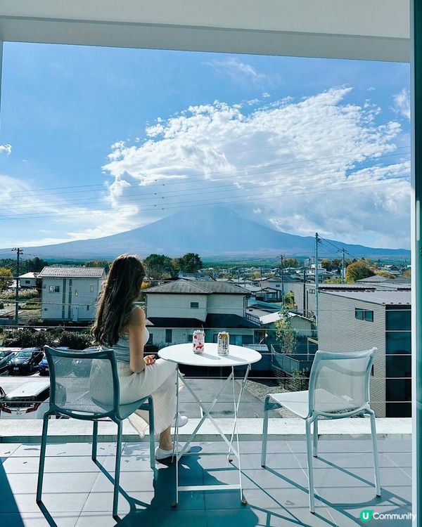 ## 河口湖靚酒店🗻  望富士山🤩