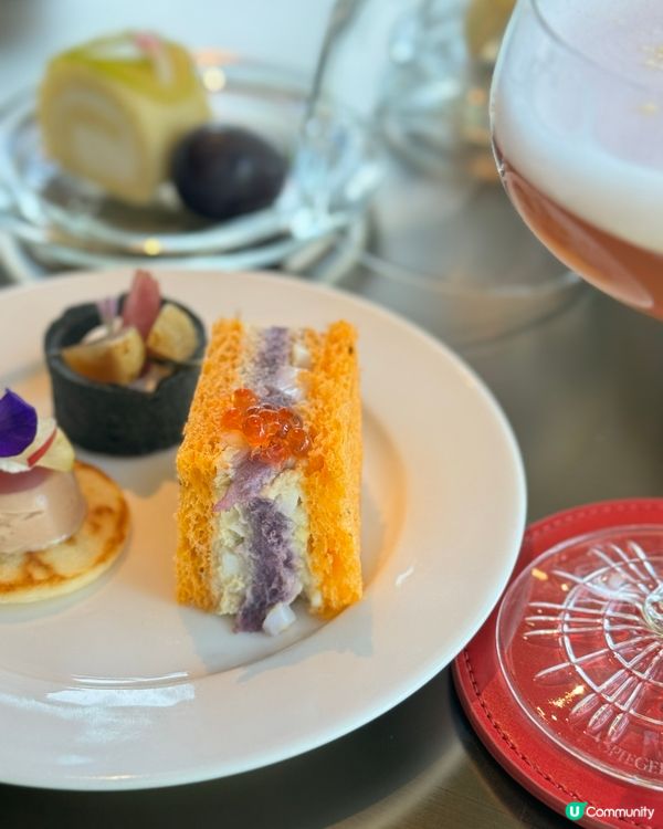 紫魅葡萄下午茶🍇👑  港麗酒店樂聚廊，美肌之旅！