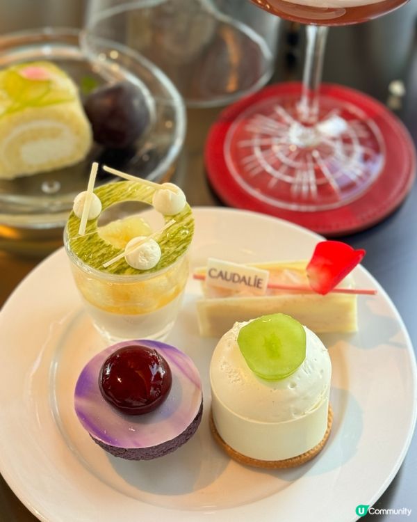 紫魅葡萄下午茶🍇👑  港麗酒店樂聚廊，美肌之旅！