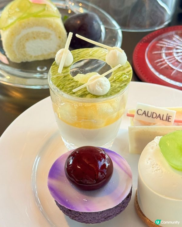 紫魅葡萄下午茶🍇👑  港麗酒店樂聚廊，美肌之旅！