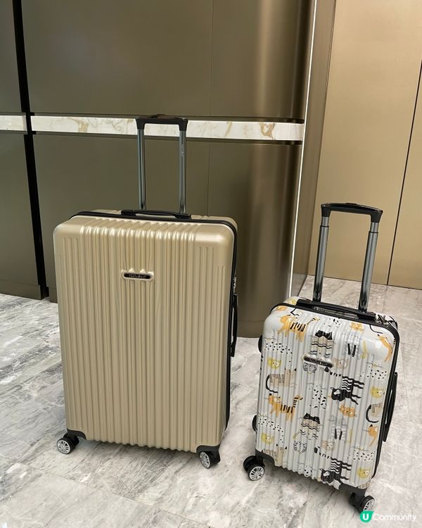 開箱啦！🤩 新行李箱顏值爆登！
