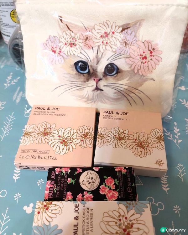 🐱🌼《PAUL & JOE》貓咪瑰麗彩妝套裝🌼🐱