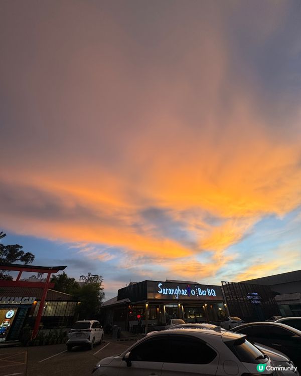 係布吉走既時候的天空