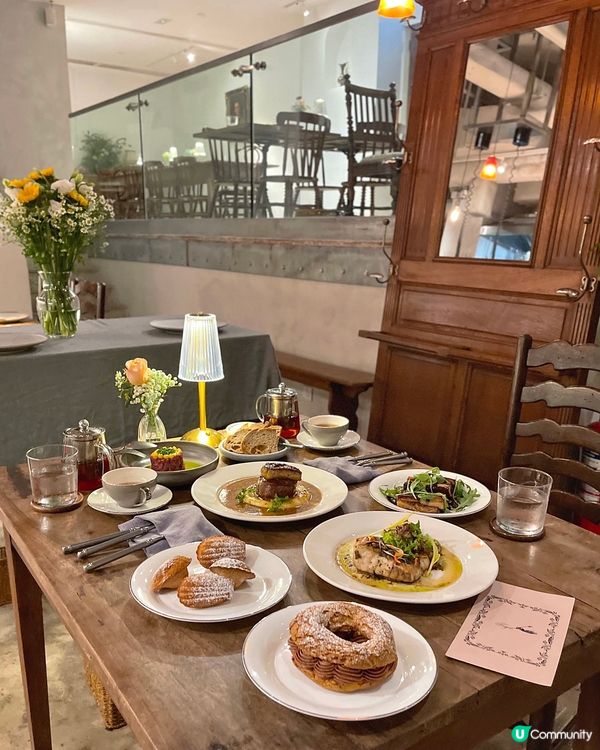 上環新店🤍浪漫打卡法式餐廳💐