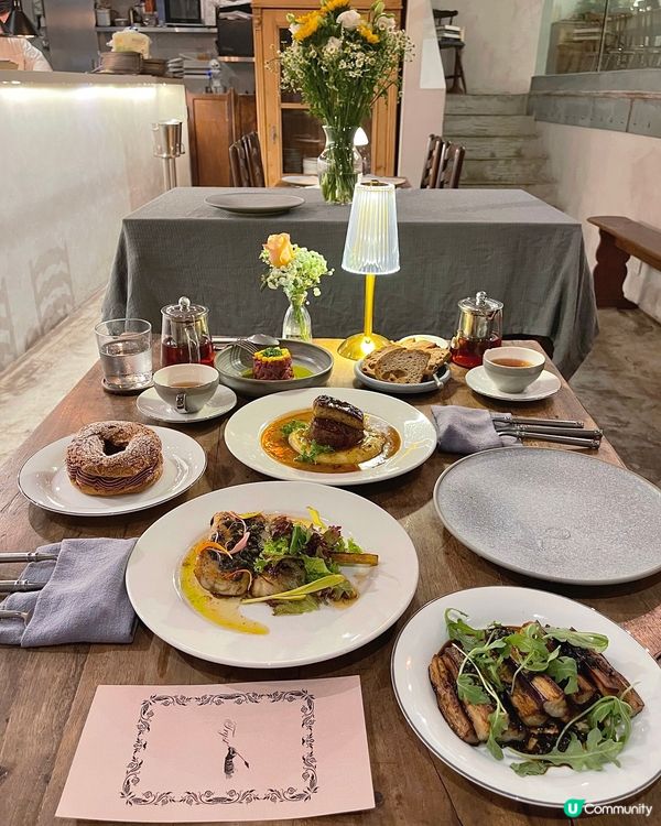 上環新店🤍浪漫打卡法式餐廳💐