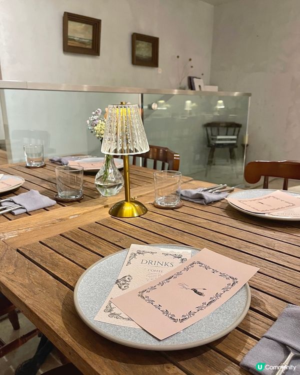 上環新店🤍浪漫打卡法式餐廳💐