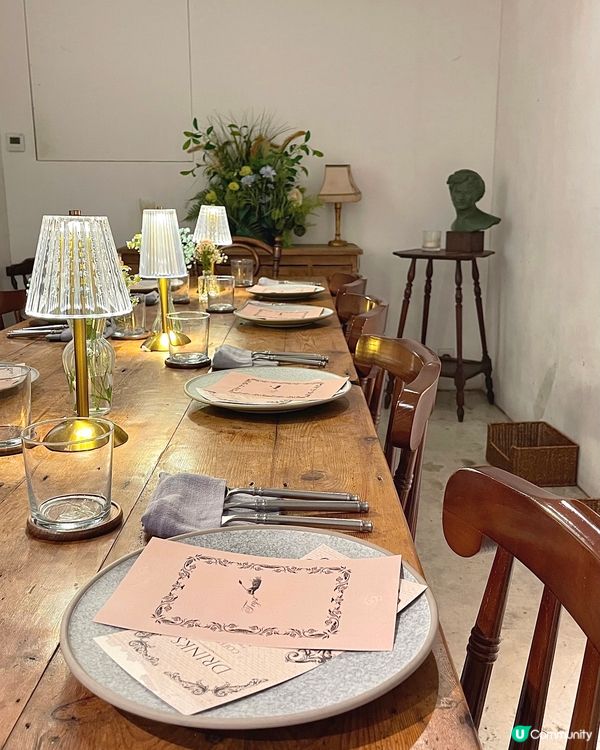 上環新店🤍浪漫打卡法式餐廳💐