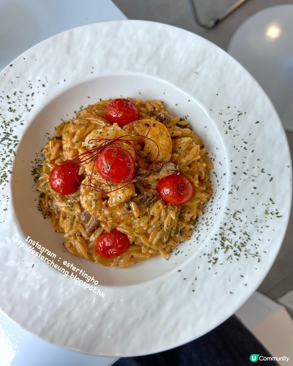 足料好食 🦐🦀 虎蝦蟹肉蟹膏濃蝦汁意大利飯