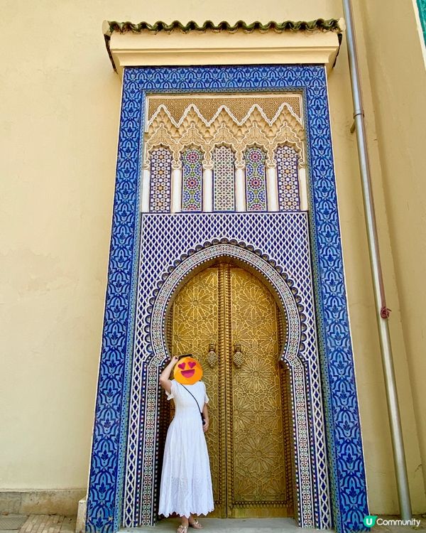 《摩洛哥🇲🇦Fez皇宮大門》馬賽克多麼雍容華貴