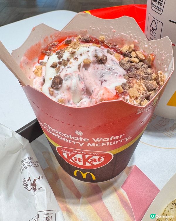 麥當勞kitkat麥旋風