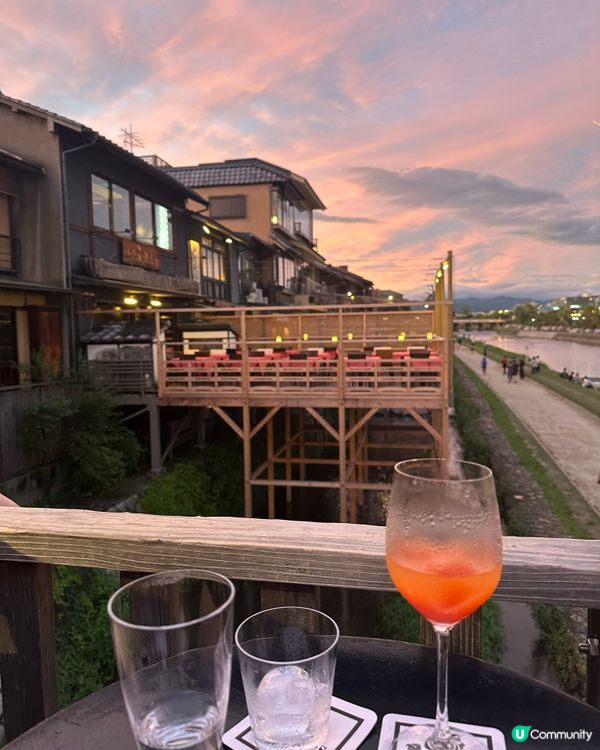 京都🇯🇵川床酒吧感受鴨川景色🍹🥃京都先斗町 