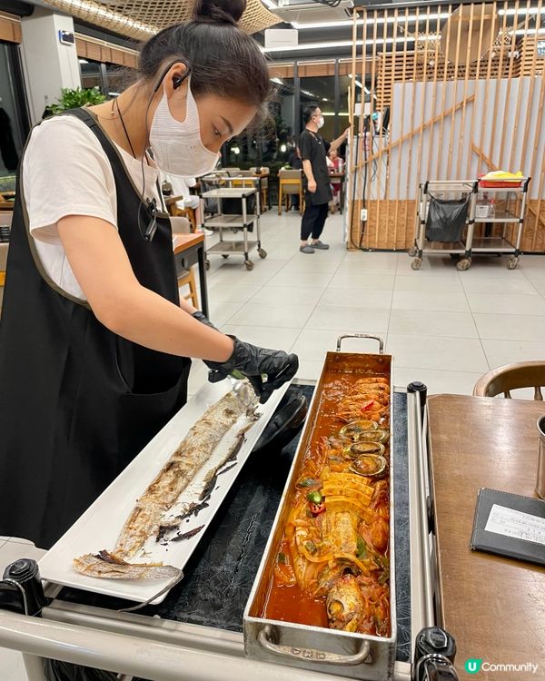 🇰🇷濟洲 白帶魚海鮮鍋 海女三姊妹