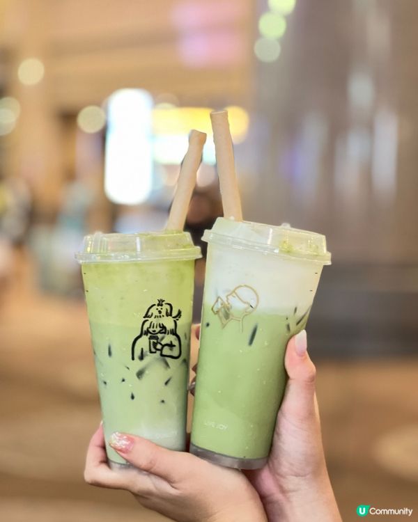 首創抹茶奶蓋！試！