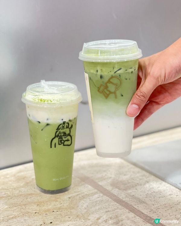 首創抹茶奶蓋！試！