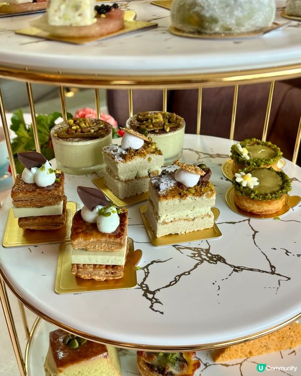 五星級酒店下午茶·開心果Tea Set只需人均$2xx⁉️