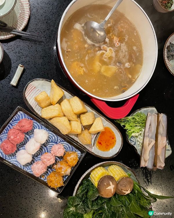 銅鑼灣 驚艷花膠湯底邊爐🫕