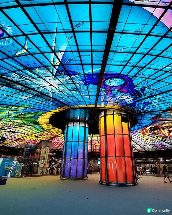 第一張相在澳門teamLab拍攝，背景五顏六色的「花海」同朋...