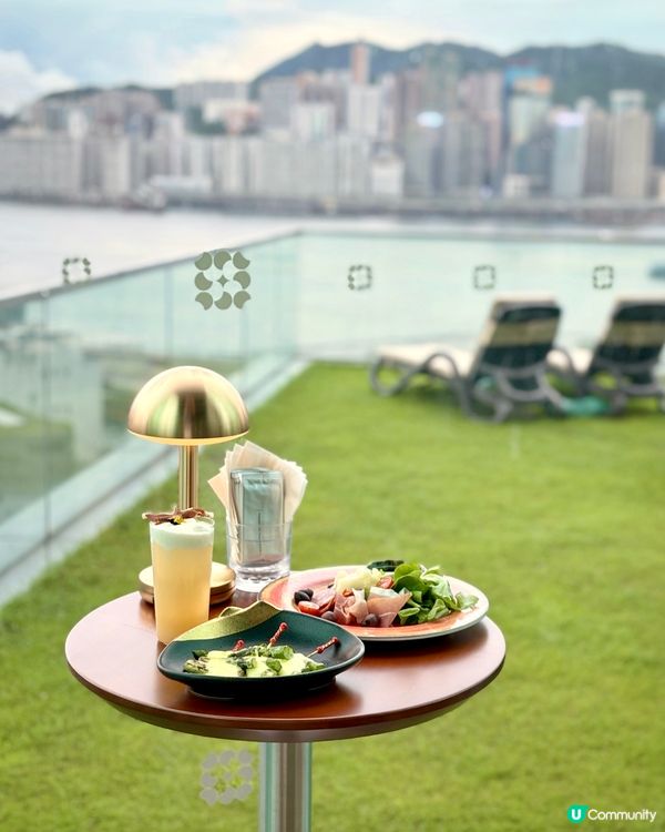 【尖東酒店】唯港薈9樓酒吧 罕見壯觀的隧道城景+露天景致