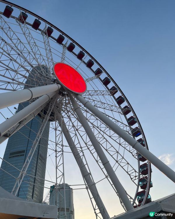 中環摩天輪🎡打卡必去！🌇