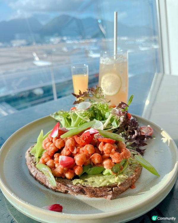 機場skybar 嘆早餐