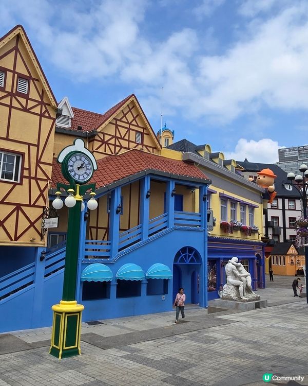 深圳世界之窗旁的免費‘’梅拉尼亞小鎮‘’