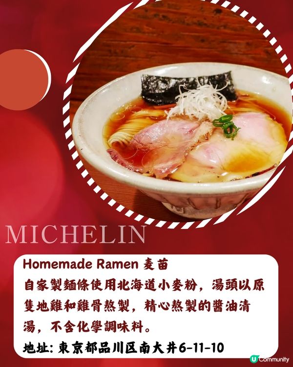 2025東京米芝蓮岀爐✨17間拉麵推介名單‼️香港都有分店