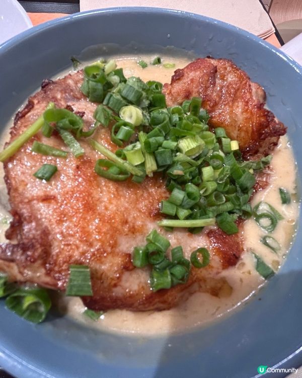 大快活白咖喱豬扒紅米飯