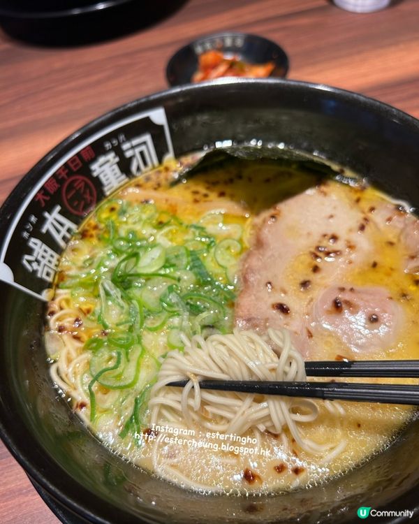 免費加麵 💕 任食泡菜 💕 黑/白河童拉麵