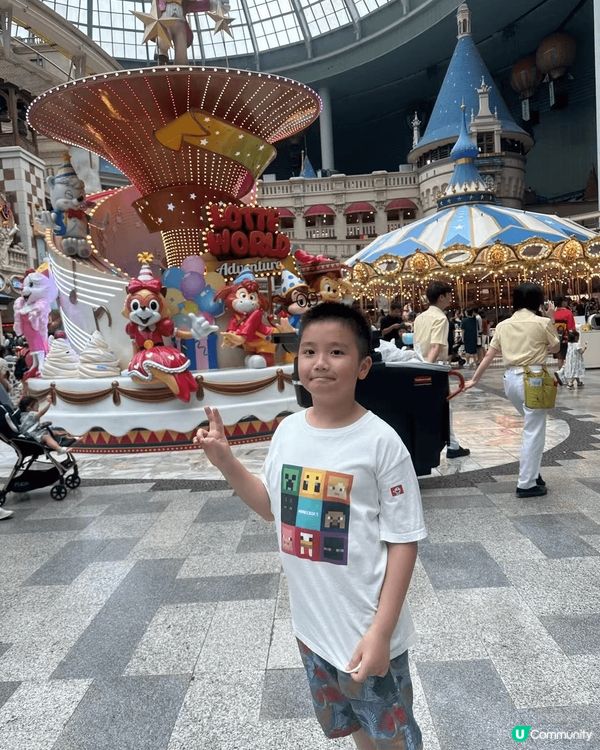 暑假時，第一次帶著兩個小朋友，去韓國旅遊??????