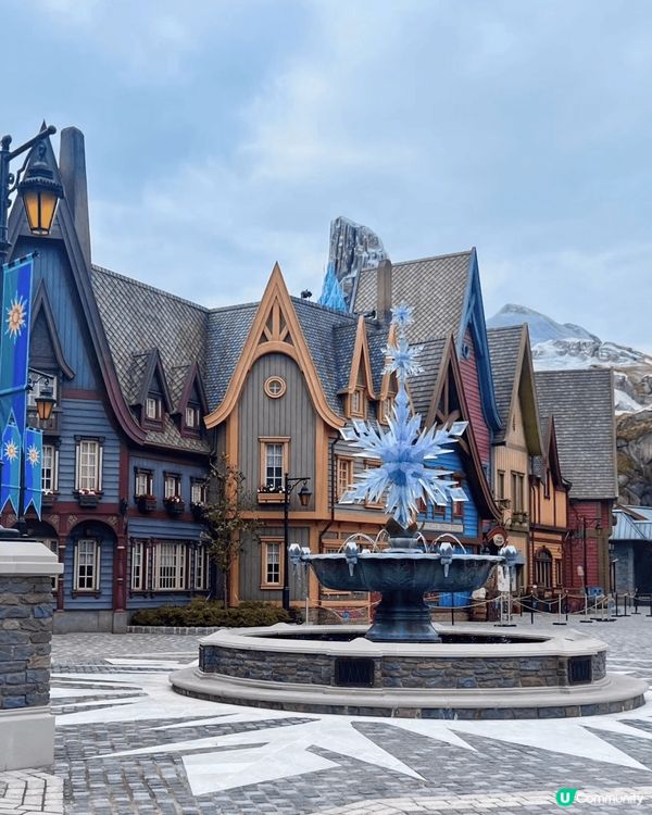 香港迪士尼樂園入邊?阿倫戴爾王國太有聖誕氣氛，而且高還原到動...