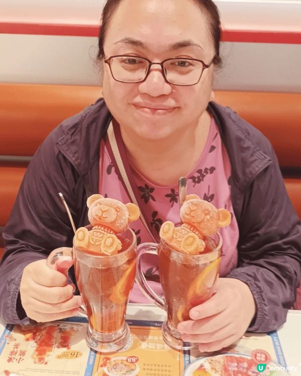 冰冰熊lemon tea, 又飲得，又看得
