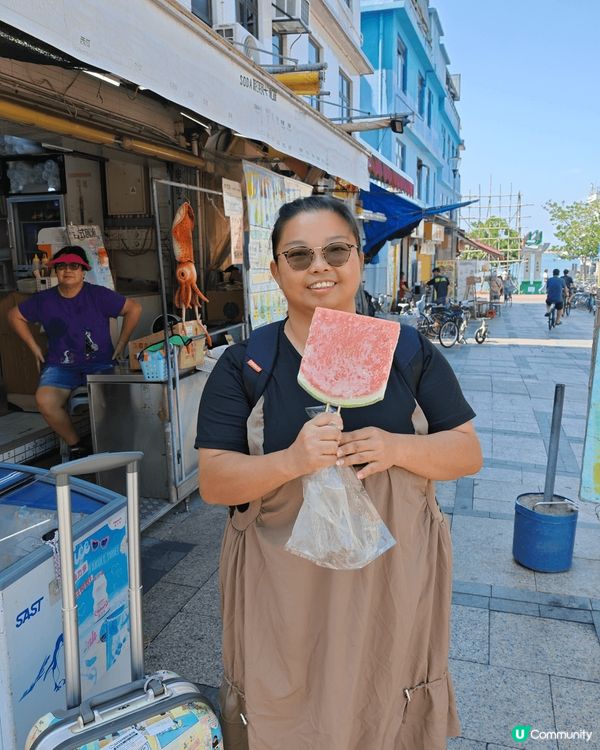 第一次到長洲玩，想不到風景是這麼美，食物新奇又好美，空氣又很...