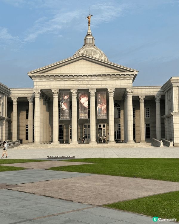 台南的奇美博物館，與美國白宮相似，在台灣享受美國遙遠的景色，...