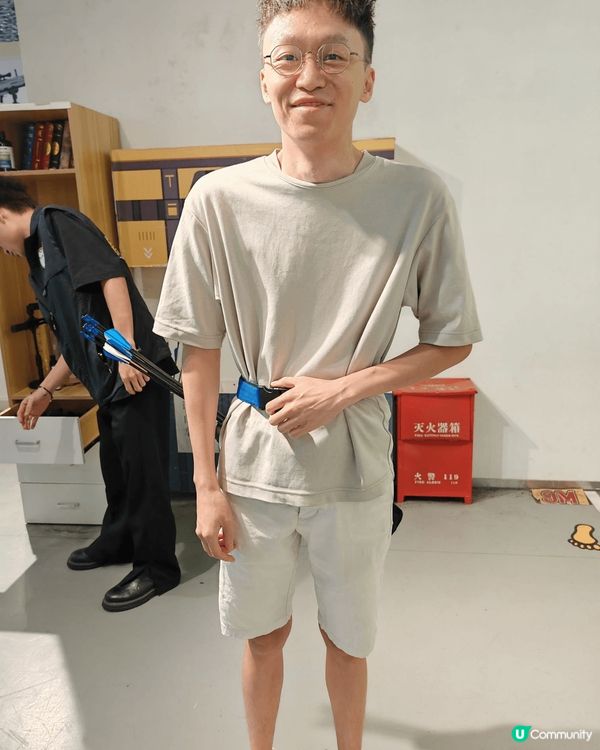 深圳東門電玩城，有室內射箭場。82蚊玩30分鐘，已經好夠玩！...