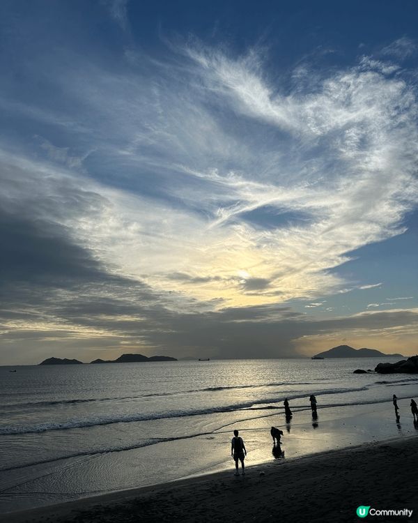 龍鼓灘BBQ，因為BBQ一路望住過海，超級寫意
