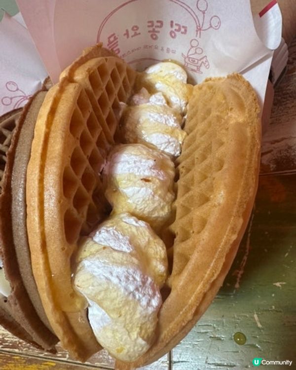 🇰🇷韓國超好食嘅忌廉窩夫