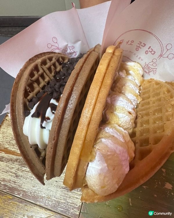 🇰🇷韓國超好食嘅忌廉窩夫