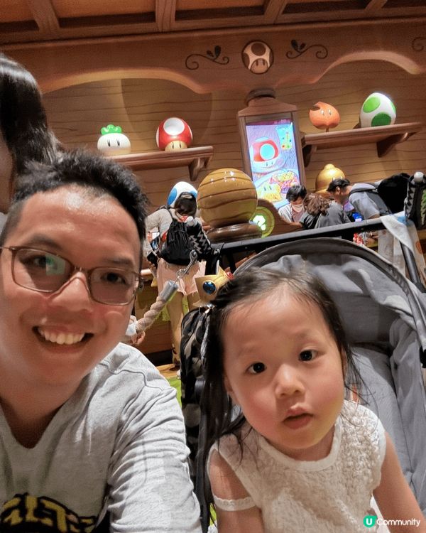 大阪環球影城至超級任天堂餐廳，裏面有很多特色的裝飾包括蘑菇湯...